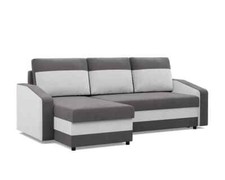 ORION LL Corner Sofa Bed with Storage Pull-Out Guest Bed Reversible Side