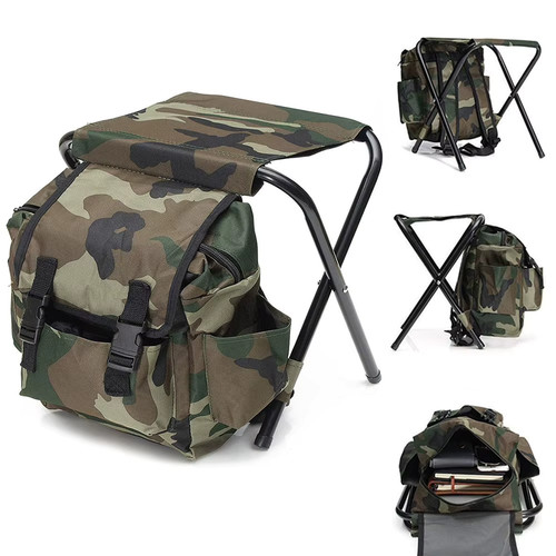 Backpack with chair - backpack, portable