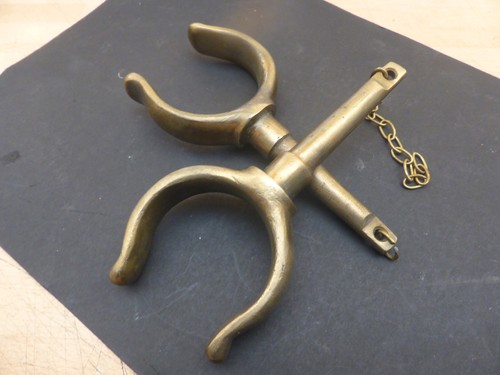 Solid brass vintage - , "whaler"