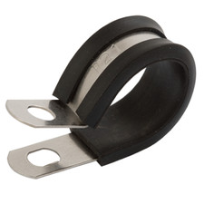 Rubber Lined P Clips Clamp