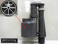 Toilet WC Cistern Lever Type Macdee Round 3 Part Syphon Rapid Fit Flush Unit