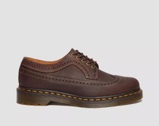 Dr. Martens 3989 Crazy Horse Leather Brogue Shoes. Size 7 UK. New. Brown.