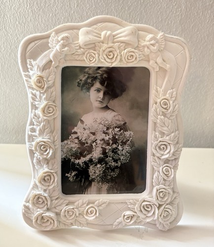 Vintage style ceramic photo - style,