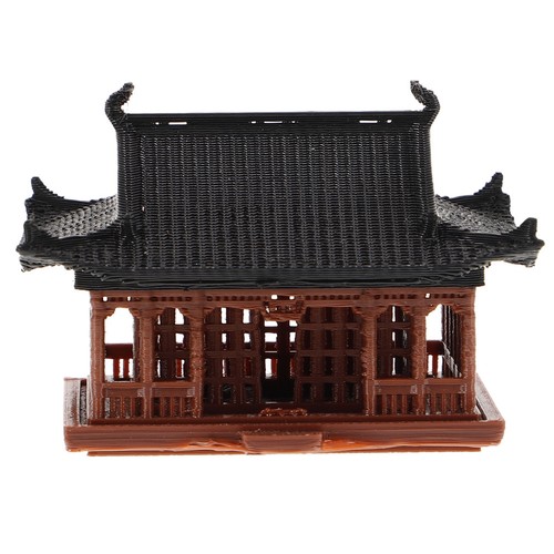 Reusable brown plastic - brown, pagoda