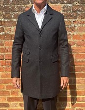 Men's Winter Wool Covert Coat From The London Coat Company