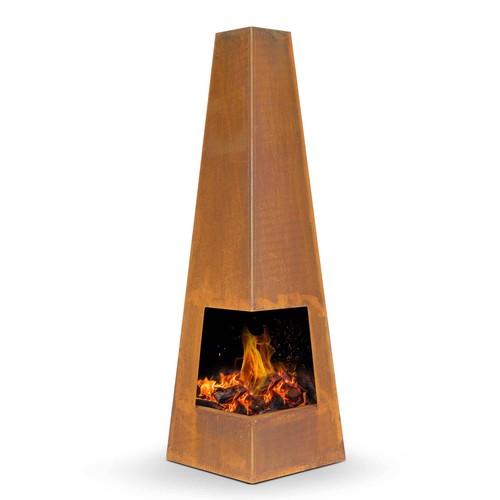 Chiminea wood burner heater - wood, burner,