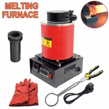 1KG 2KG 3KG Digital Electric Metal Melting Furnace Gold Copper Aluminum Smelter
