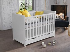 Matilda White Baby Cot Bed