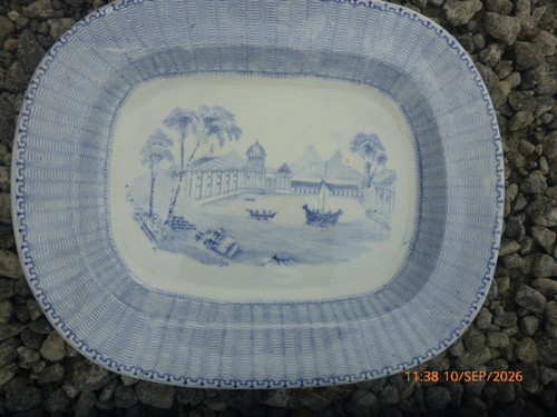 Antique c1860 patterson blue - c1860,
