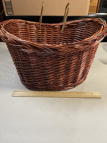 Retro bike basket wicker - retro,
