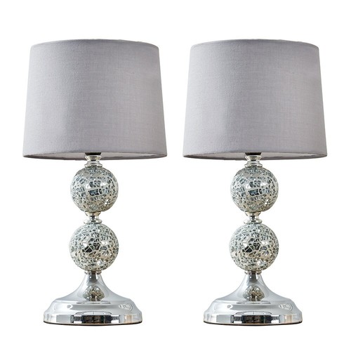 Crackle table lamps - table,