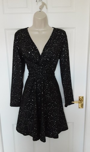 Fit flare dress black - fit, &