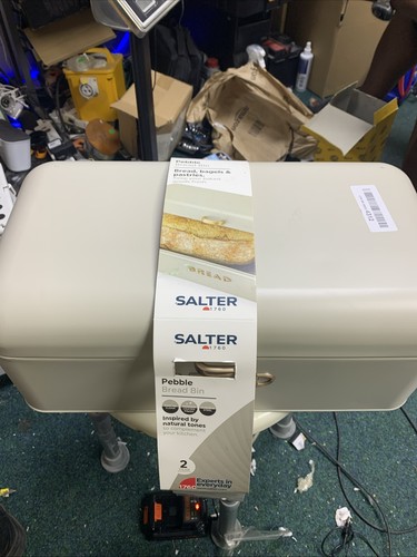 Salter pebble bread bin - salter,