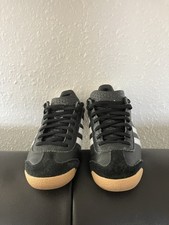 Adidas Rom Leather Trainers Black/White/Gum UK Size 7 V.G.C.  2010. 