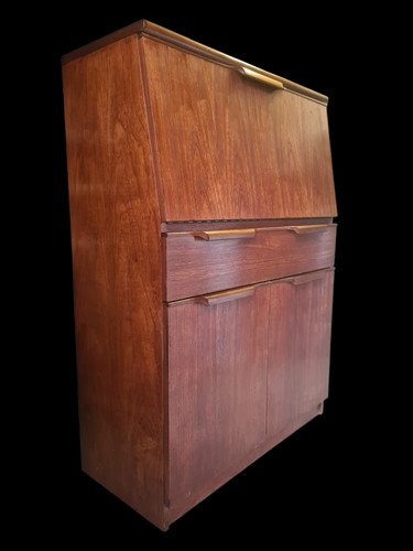 Mid century teak bureau - teak,