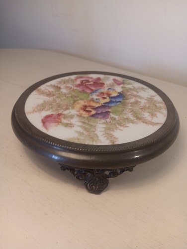 Antique china pottery tea pot - antique,