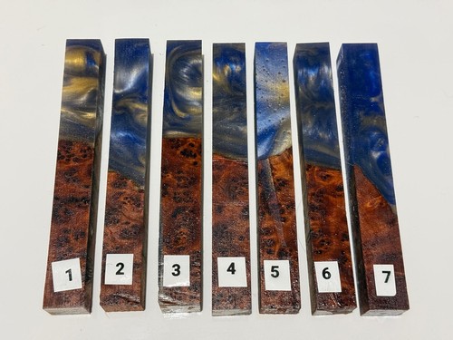 Resin and thuya burr - and, pen