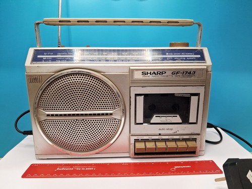 Vintage sharp radio cassette - vintage,