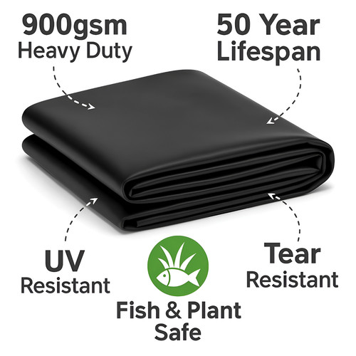 Heavy duty epdm pond - epdm, 900
