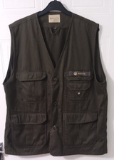 Beretta Shooting Vest Men's Green/Brown / Hunting/Clay/Skeet Waistcoat L/XL