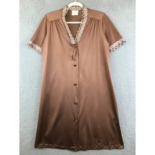 Vintage JCPenney Nylon Antron III Satin Robe Nightgown size S