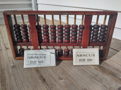 Vintage wooden chinese abacus - wooden,