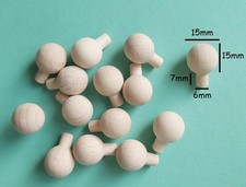 Small Wooden Shaker Pegs Knobs