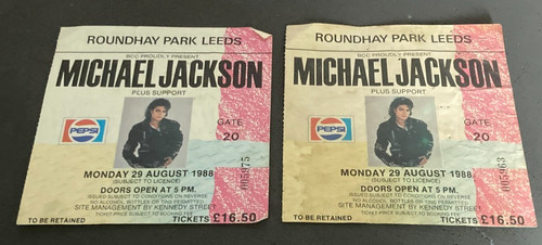 Michael jackson tickets - x,