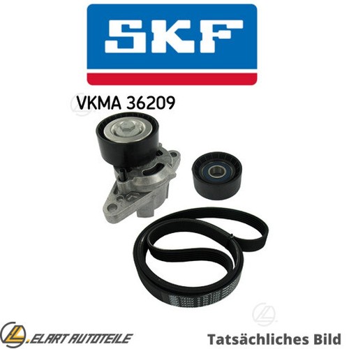 Ribbed belt kit - v-ribbed, renault