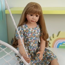 120cm Masterpiece Doll Reborn Toddler Doll Princess Baby Girl Doll