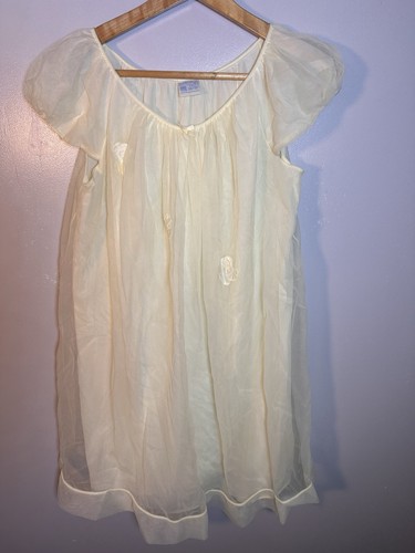 Vintage nylon babydoll nightie - nylon,