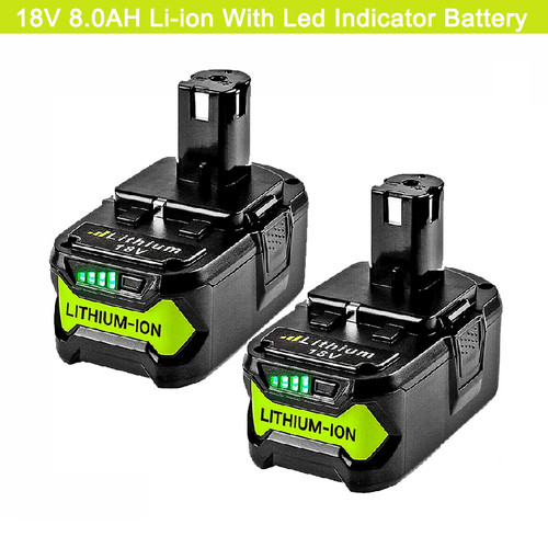 Packs 0ah lithium - 2, 8.0ah