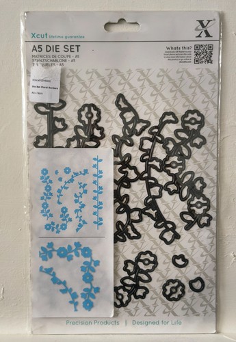 Xcut dies die set floral - -, a5