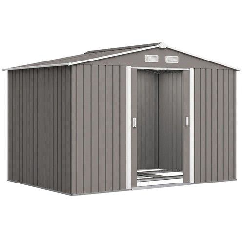 Outsunny 6ft galvanised - 9, x
