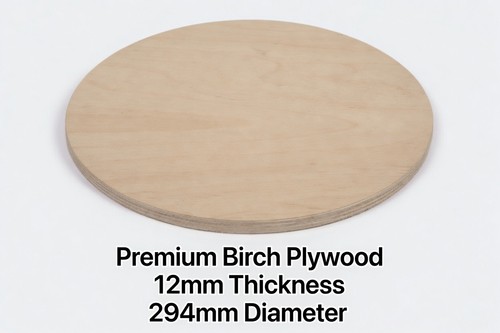 Premium birch plywood circle - premium,