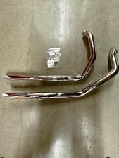 40" Long, Chrome 1-3/4" Drag Pipes for Harley XL Evo Sportster 1986-2003