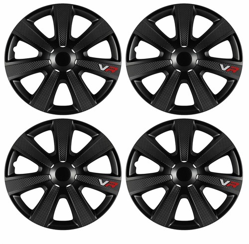 Black wheel trims hub - trims,
