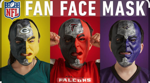Nfl team fan face masks - team,