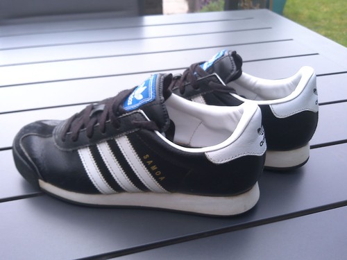 Adidas samoa black - adidas, white