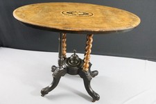 antique victorian walnut side table