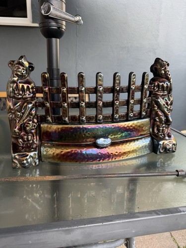 Vintage cast iron iridescent - vintage,
