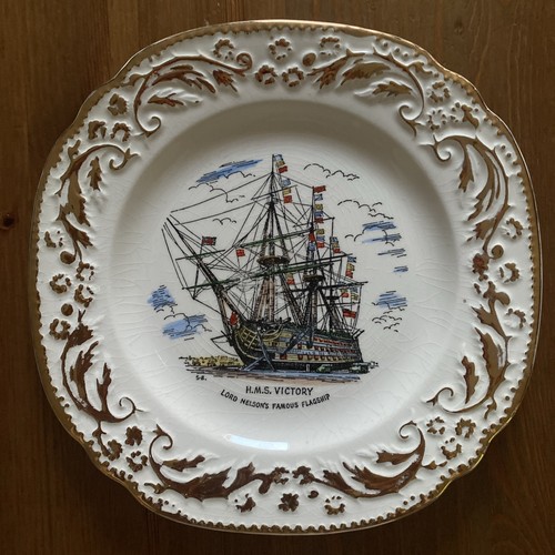Hms victory plate - hms,