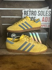 Adidas Originals ® Hamburg Yellow Blue Malmo CW UK Size 9.5 2013