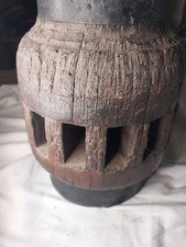 Antique Wood Wagon Wheel Hub