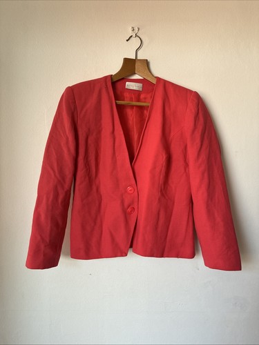 Vintage mandy marsh red blazer - marsh,