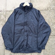 Men's Large PETER STORM Black Weatherproof Cagoule Rain Jacket 39-41 Chest Used