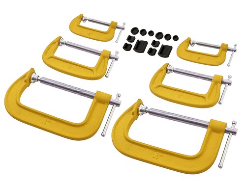 Clamp set 6pc 4 - 6pc, 2"