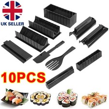 10Pcs DIY Sushi Maker Set Rice Roll Mold Kitchen Sushi Making Tool Kit Home