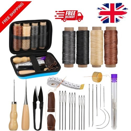 Leather sewing kit hand - leather,