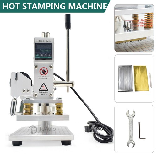 Hot foil stamping - hot, machine